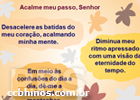 Acalme meu passo Senhor